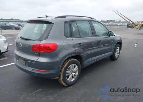 2016 Volkswagen Tiguan S из США, поврежденный, VIN WVGAV7AX5GW600803